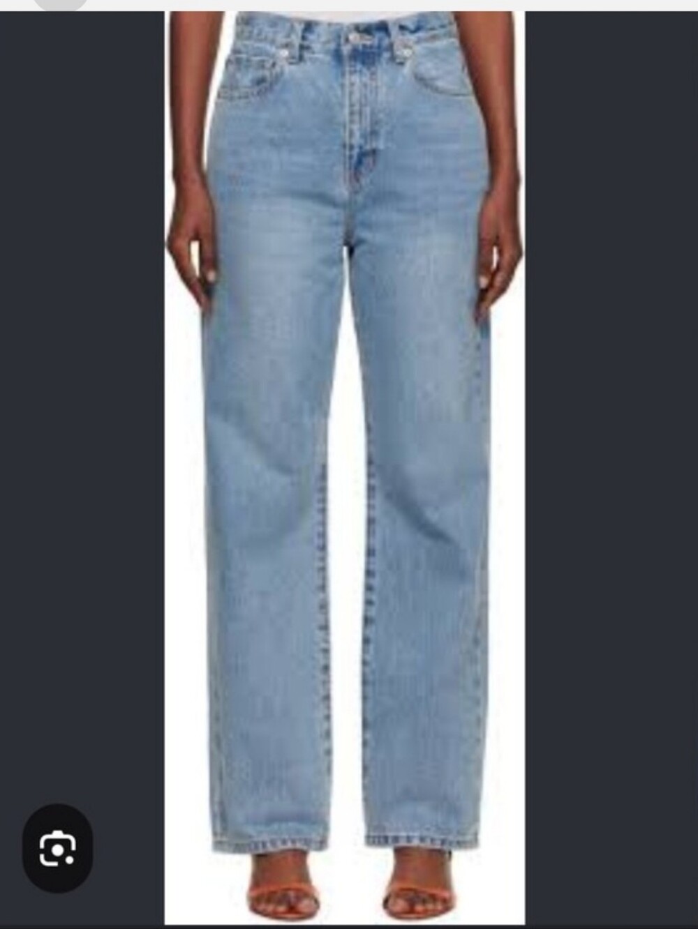 Dunst High-Rise Straight-Leg Women's Jeans Light Blue Size 26